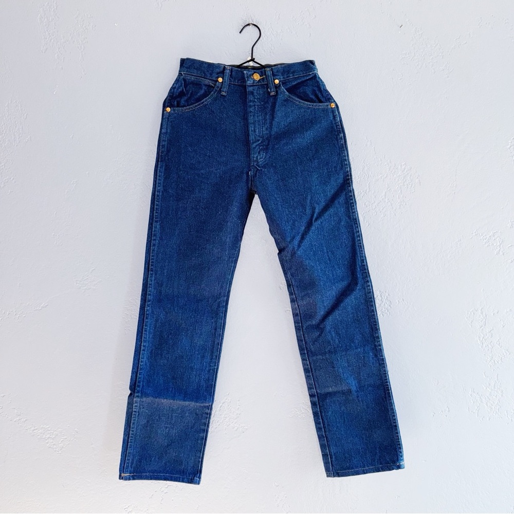 Wrangler Vintage Dark Wash Cowboy Cut Slim Fit Size 5/26”